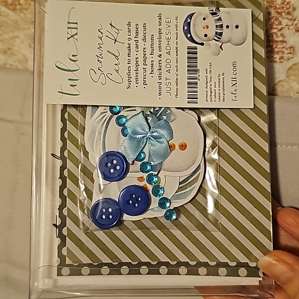Tula XII Snowman Card Kit